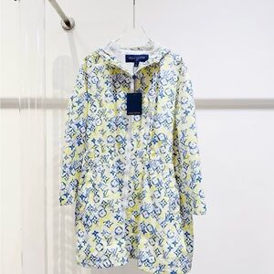 Authentic Louis Vuitton Women's Blue and Yellow Ski Jacket